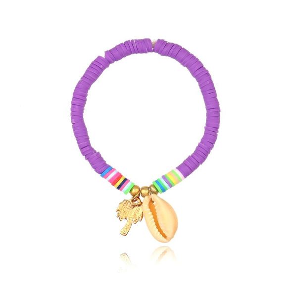 

link, chain accessories handmade bohemian bracelet color ls shell pendant style, Black