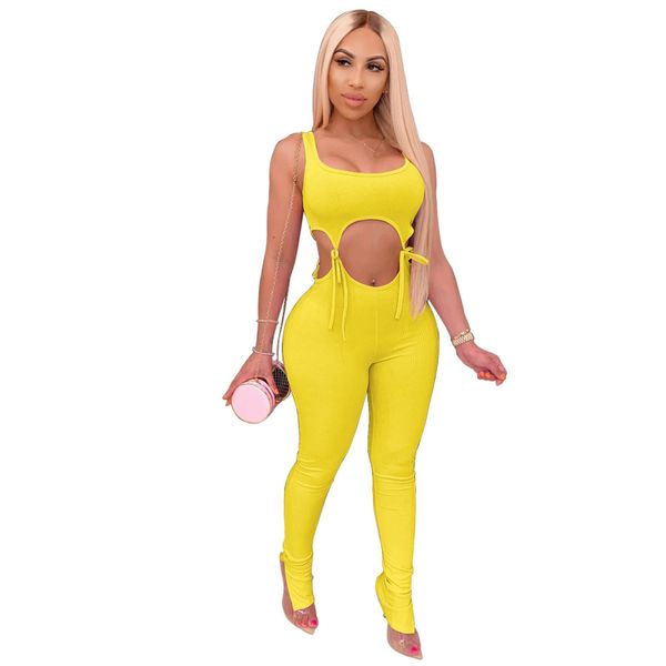 

knit rib lace up women rompers summer sleeveless crop bell stackes leggings bodycon two piece sets, Black;white