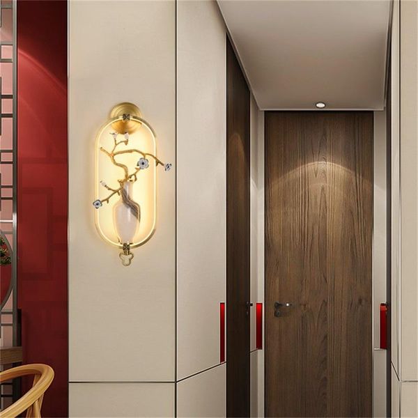 

wall lamp brother led indoor lamps luxury brass sconces modern light fixture home decorative for bedroom living room office