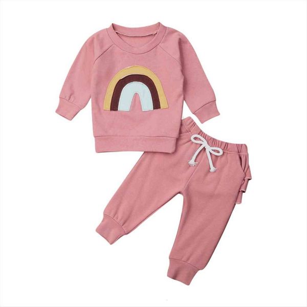 

kids clothes baby girl clothing for children winter autumn sets boys cloth toddler girls pajamas fashion cute, White