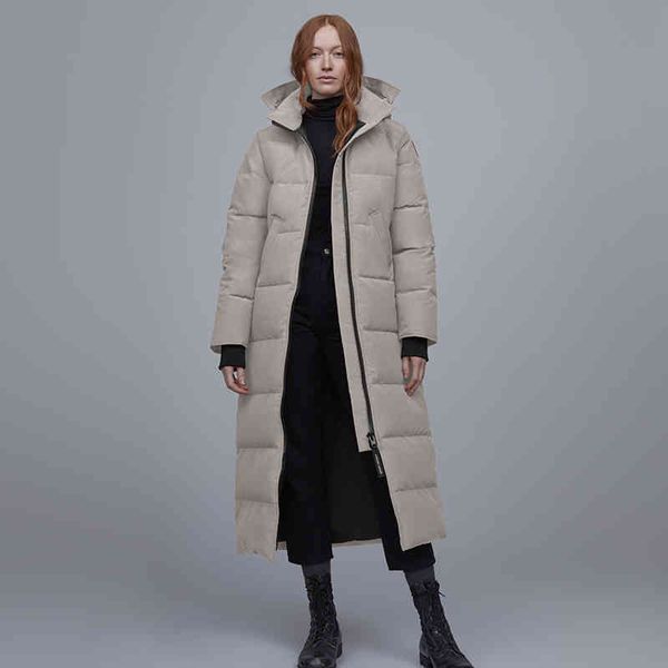 

designer fashion winter canada mens down long goose jacket men wome canadian black lengthen coat white duck downs women fur parka warmgoose