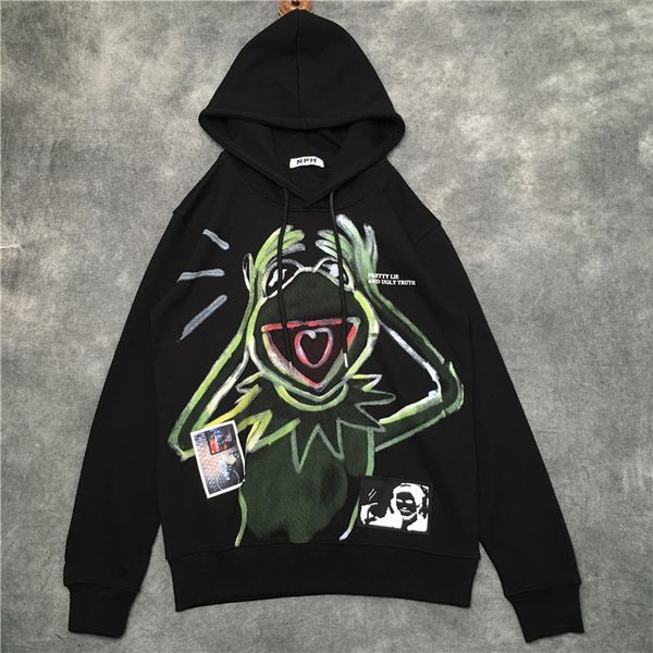 

men's hoodies & sweatshirts hoodie, luxury, don't kill my vibration, cotton, veet, drake, thick wool, hip hop, , 19ss, # n65, Black