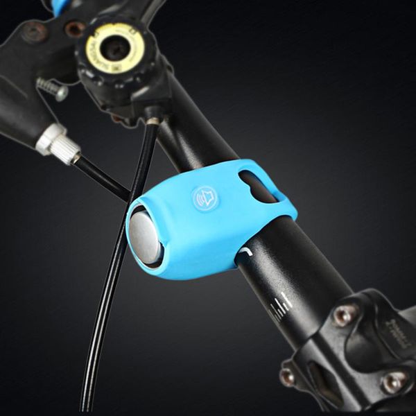 

bike horns electric mountain bikes bells horn rainproof mtb handlebar bell silica gel shell ring bicycle accessories loud