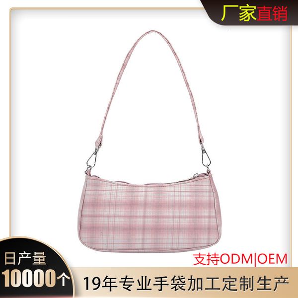 

messenger bags messenger bagsone shoulder plaid fashion trend creative pu women's underarm bag