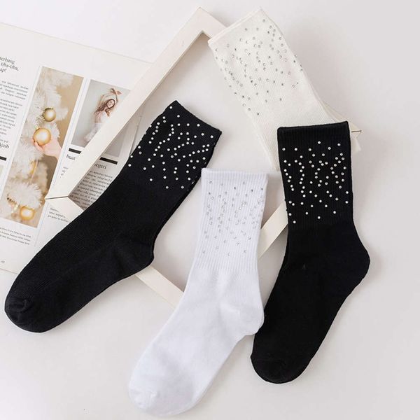 

autumn medium cotton thick double black white pearl