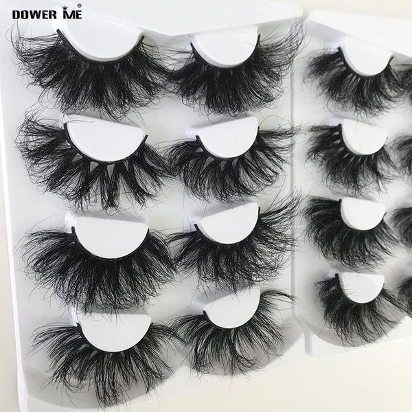 

pair mink eyelashes 30mm fluffy lashes messy long false thick fake wholesale dramatic eyelash in bulk