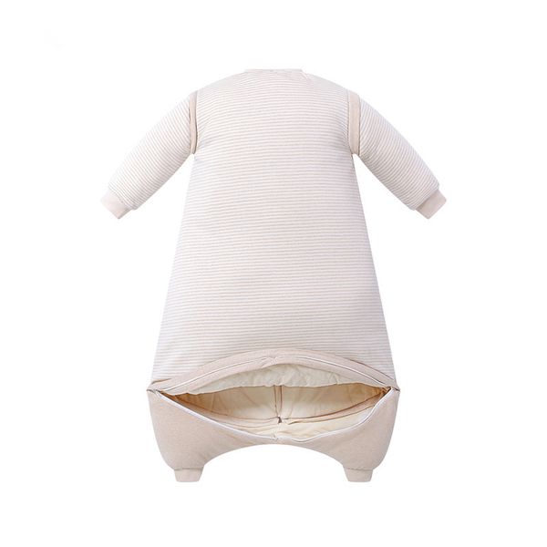 

adjustable length baby spring winter sleeping bag 1-5y kids detachable sleeve legs sleepsack cotton toddler sleep sack bed gown