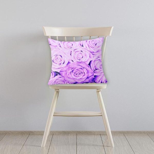 

pillow case 2021 sell like cakes rose flower nordic cover cushion car home throw 45x45cm decor sofa m7k1