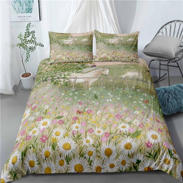 

bedding sets children's bedroom printed duvet cover set  super king size animal quilt bedclothes with pillow cases