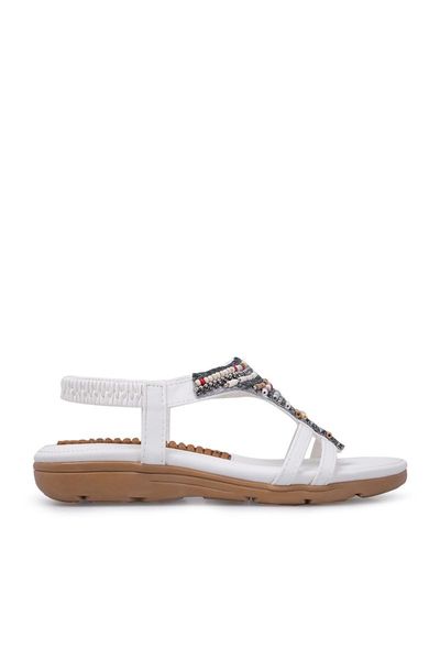 

sandals olivie black skin wedges