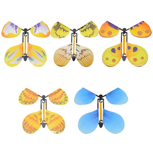 

small animal supplies 5pcs magic flying butterfly little tricks funny surprise joke toys for children surprising pet