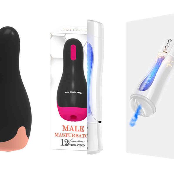 NXY Seks Masturbators Erkekler Erkek Sprey Mastürbasyon Kupası Otomatik Isıtma Titreşimli Derin Vajina Masturbator Uçak Blowjob Erotik Sextoys 1208