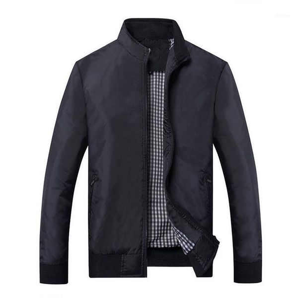 

2021 brand men's casual jacket spring summer collar clothing1, Black;brown