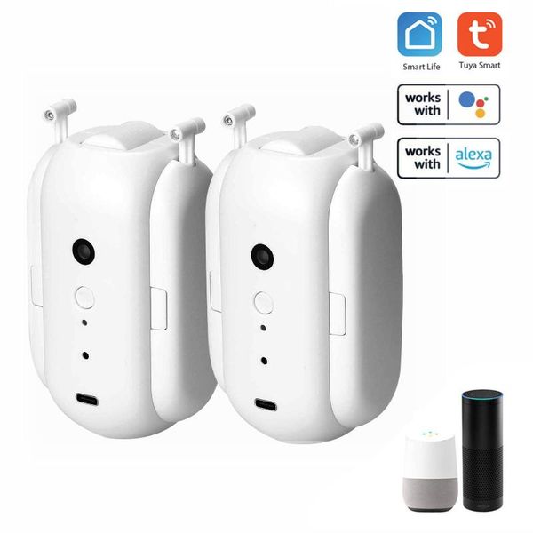 

smart home control tuya bluetooth-compatible curtain opener curtains robot remote electric motor works with alexa google