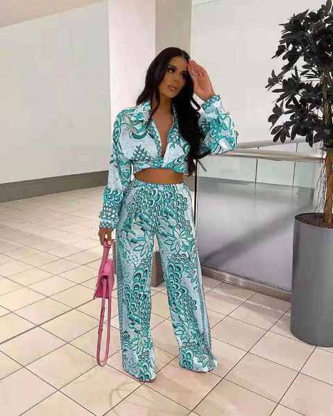 

women's tracksuits summer 2 piece set women fashion printing long-sleeved shirt blouses shorts suit y2k street casual three sets, Gray