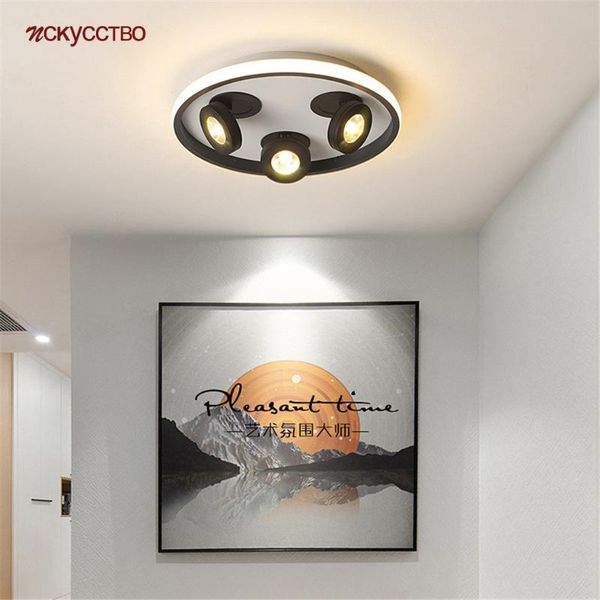

ceiling lights postmodern designer commercial lighting 3 heads rotatable lamp cloakroom balcony spot light fixture el led luminaire