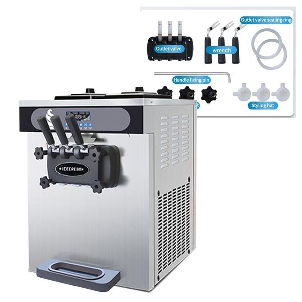 

ice cream making machine 220v/110v soft desktype sweetener 25-28l/h