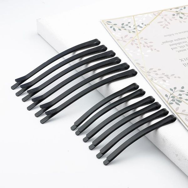 

12pcs/set matte black hairpins bobby pins women girls hair clip straight hairgrip barrette headwear styling tools accessories1