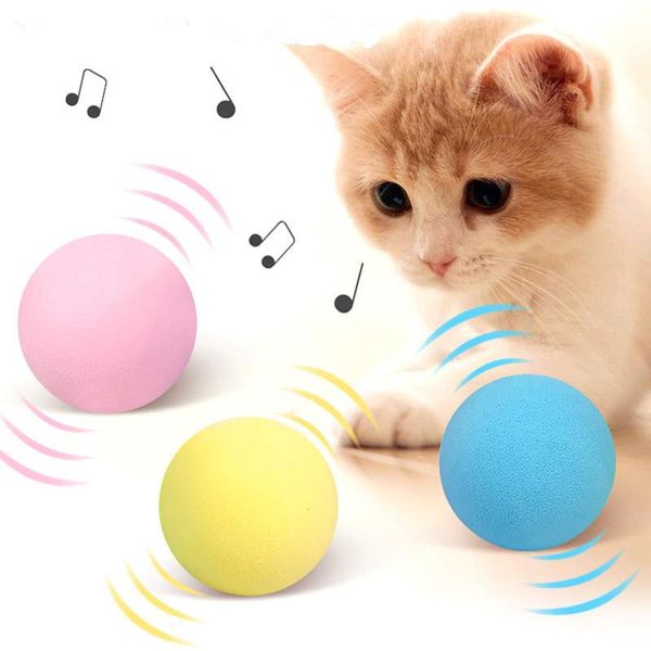

cat toys toy smart pet interactive ball cats throwing sound catnip