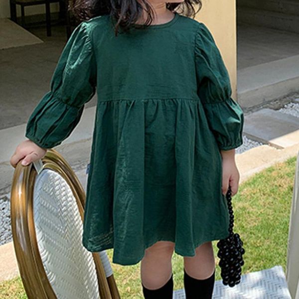 

girl's dresses dress 2021 autumn party kid clothes girl clothing costume children for 3-7 years, Red;yellow