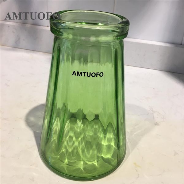 

vases amtuofo nordic ins style glass vase home decoration wide mouth simple