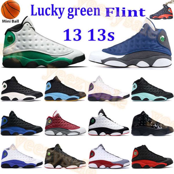

13 13s mens basketball shoes flint lucky green reverse he got low pure platinum chris paul away court purple men sports sneakers, Black