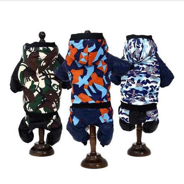 

dog apparel camouflage warm pet cat clothes soft fleece puppy costumes autumn winter clothing for small dogs chihuahua yorkie outfit