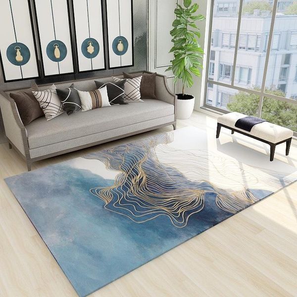 

carpets light luxury carpet post-modern living room tea blanket ink abstract bedroom bedside floor mat full shop