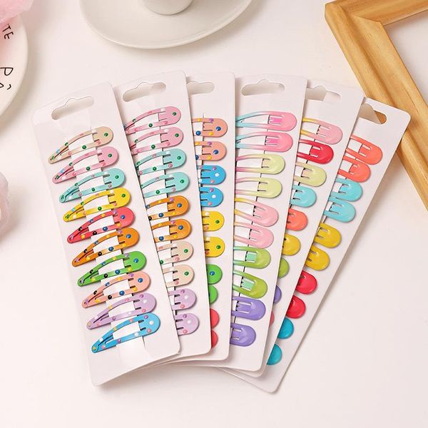 

hair accessories 2021 polka dot hairpins bb clips set children girls clip pins barrette hairgrip headdress headwear hairclip, Slivery;white