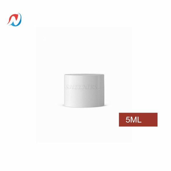 

storage bottles & jars 220pcs 5ml 5 gram plastic pot with concave bottom 5g cosmetic containers sample empty container white jar
