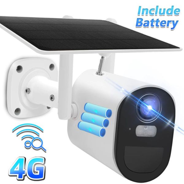 

wireless 4g camera wifi outdoor solar security ip built-in battery 3g sim card color night vision cameras