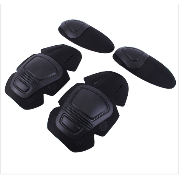 

elbow & knee pads tactical g2g3 frog suit quick plug-in inner protective gear army fan wolf camouflage external, Black;gray