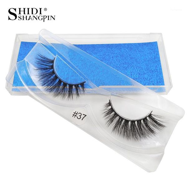

3d lashes messy makeup full strip natural long mink eyelashes hand made 1 pair fake faux cils #37391