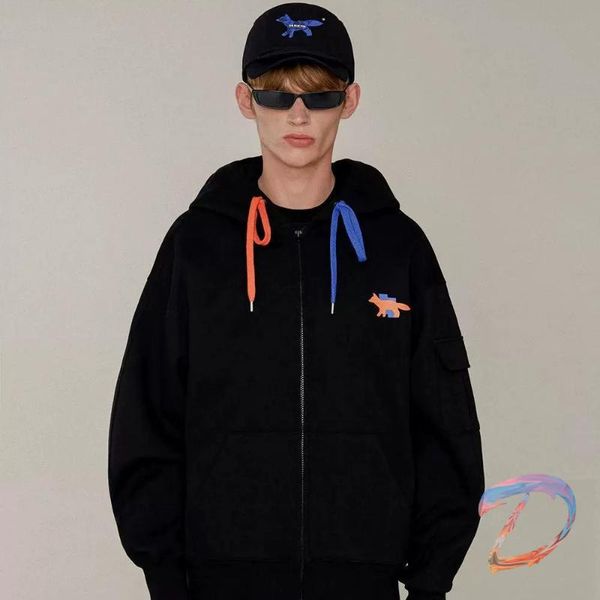 

men's jackets ader error jacket little series hooded zipper thick coat oversize adererror women's, Black;brown