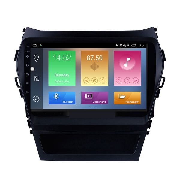 

car dvd gps radio 9 inch player android 10 for hyundai ix45 santafe 2013-2017 multimredia with wifi tv tuner swc obd