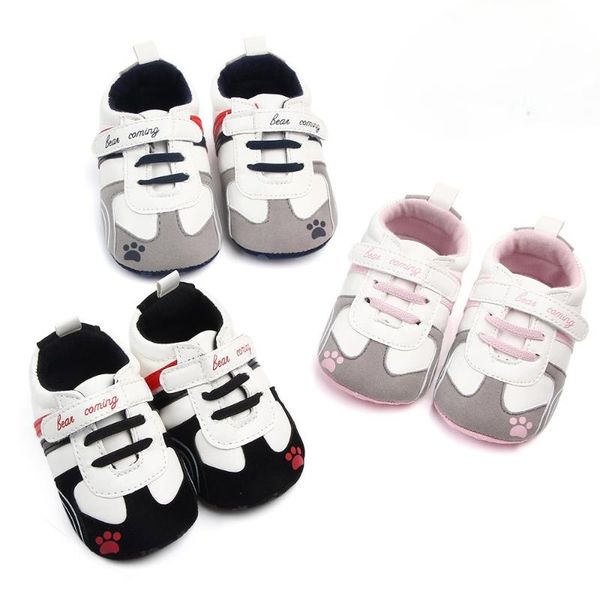 

baby toddler shoes boys girls soft-soled sneakers prewalker for born 0-6-12 months first walkers