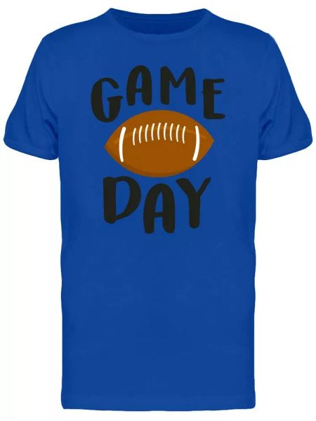 

Game Day / American Football Tee Men's -Image by Shutterstock, White;black