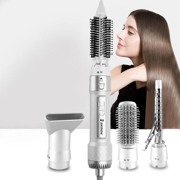 

electric hair brushes professional air brush dryer straightener 5 in 1 curling rechargeable style comb