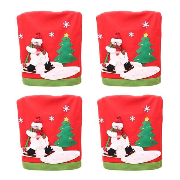 

christmas chair covers,xmas cap elk back covers,for banquet decorations covers