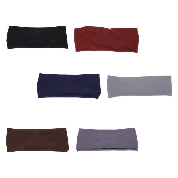 

resistance bands 6pcs supple sweatbands sports workout running hair band for male