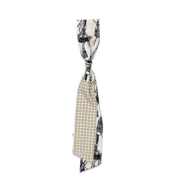 

scarves 2021 summer polka dot scarf woman thin strip bag decorative breathable ribbon style for, Blue;gray