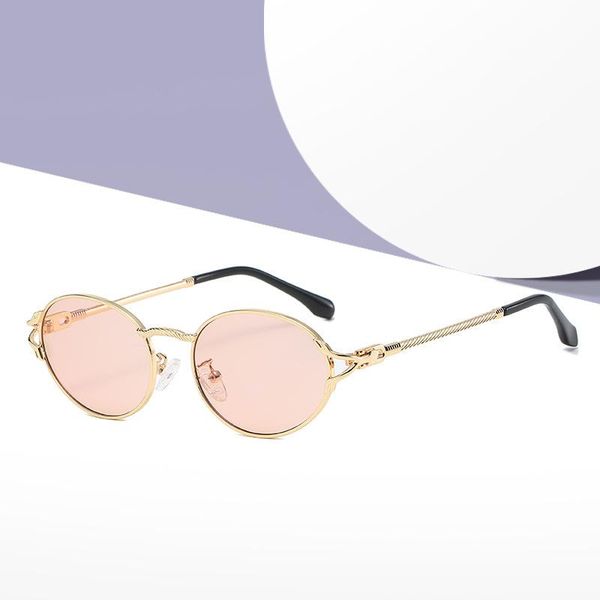 

sunglasses fashion round women small frame glasses retro mental sunglass men design eyewear uv400 sun glass shades, White;black