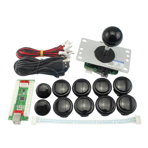 

game controllers & joysticks arcade joystick diy kit zero delay usb encoder to pc arcadejoystick push buttons for mame