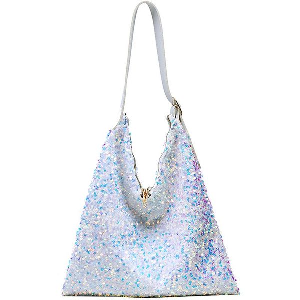 

cross body versatile large bag single shoulder capacity women's small fresh sequin underarm