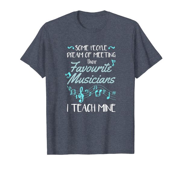 

Music Teacher T-Shirt Teach Favorite Musicians Humor Tee T-Shirt, Mainly pictures