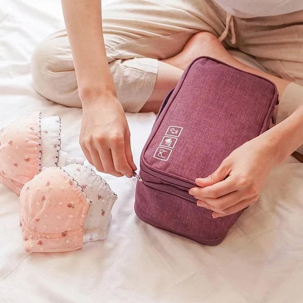 

storage boxes & bins bra underware drawer organizers bag travel dividers box socks briefs cloth case clothing wardrobe