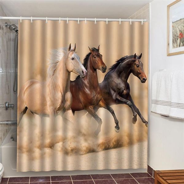 

shower curtains curtain animal bathroom decoration screen polyester fabric waterproof nordic home