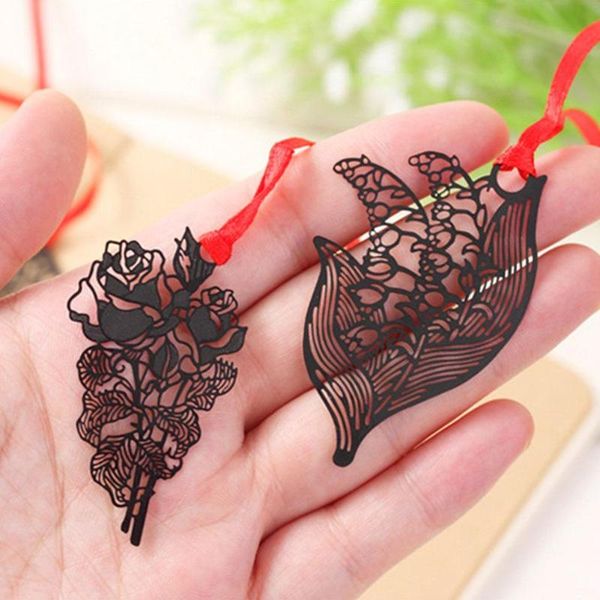 

bookmark metal hollow students' diy multifunction book marks cute gift