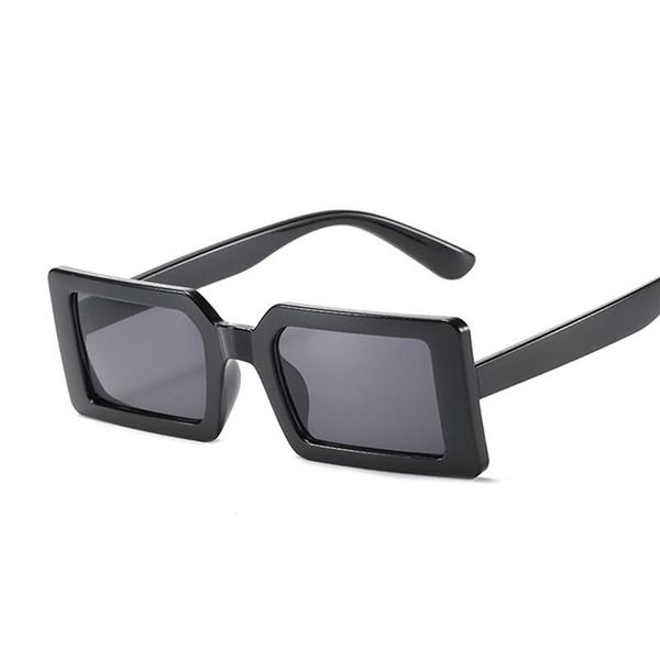 

sunglasses square women fashion vintage brand designer small rectangle sun glasses for female male black mirror retro oculos, White;black