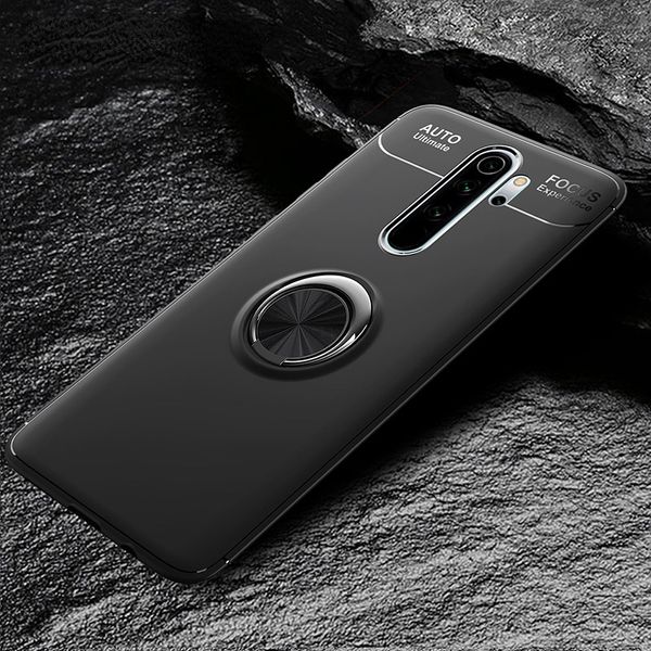 Casos para Xiomi Redmi Nota 8 Pro Suave Silicone Telefone Telefone Capa com Anel de Dedo de Metal Stand Coque para Xiaomi Mi 9T Redmi K20 Pro